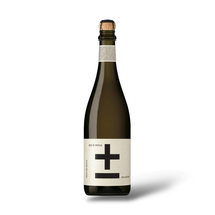 PLUS MINUS - Non-Alcoholic Sparkling Blanc de Blancs - From Australia - 750ml for wholesale by ProofNoMore