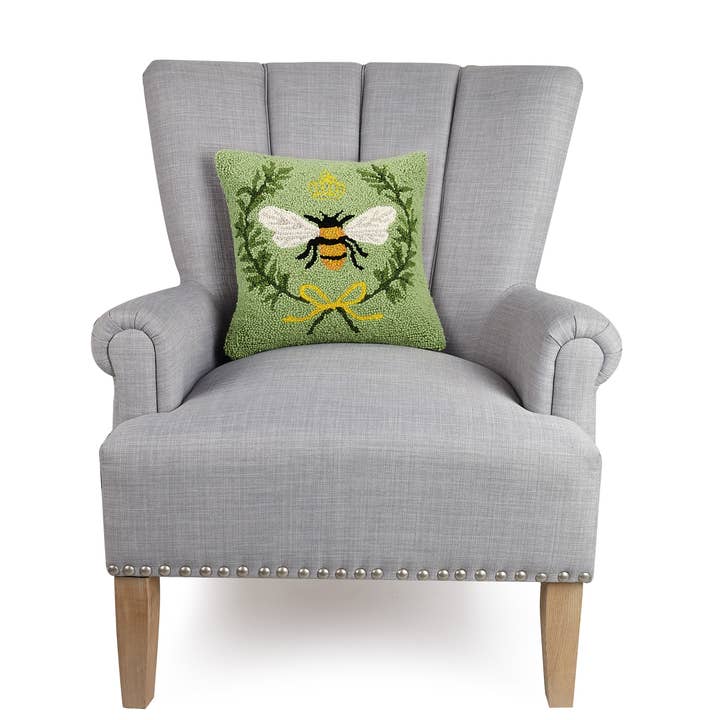 Peking Handicraft - Wholesale Throw/Decorative Pillow - Queen Bee Hook Pillow1