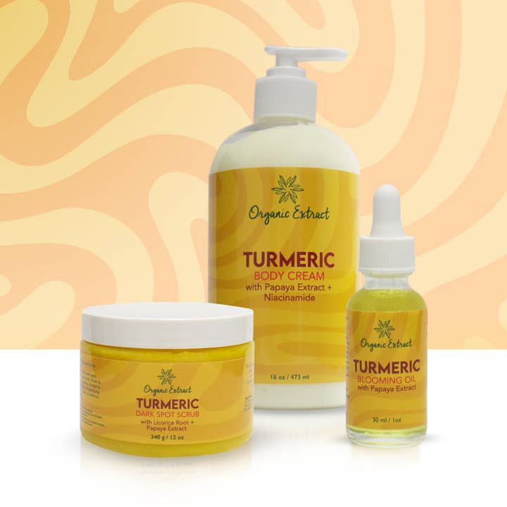 Biologische Extract Kurkuma en Papaja Geïnfuseerde Huidverzorgingsset voor wholesale door Mitchell Brands