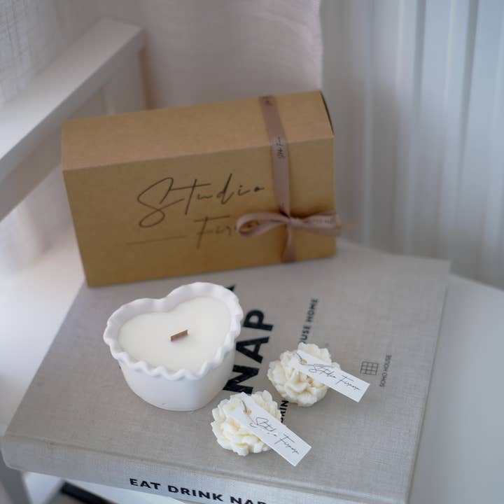 Studio Firaora - Wholesale Novelty Candle - JUST FOR YOU - soy wax and jesmonite