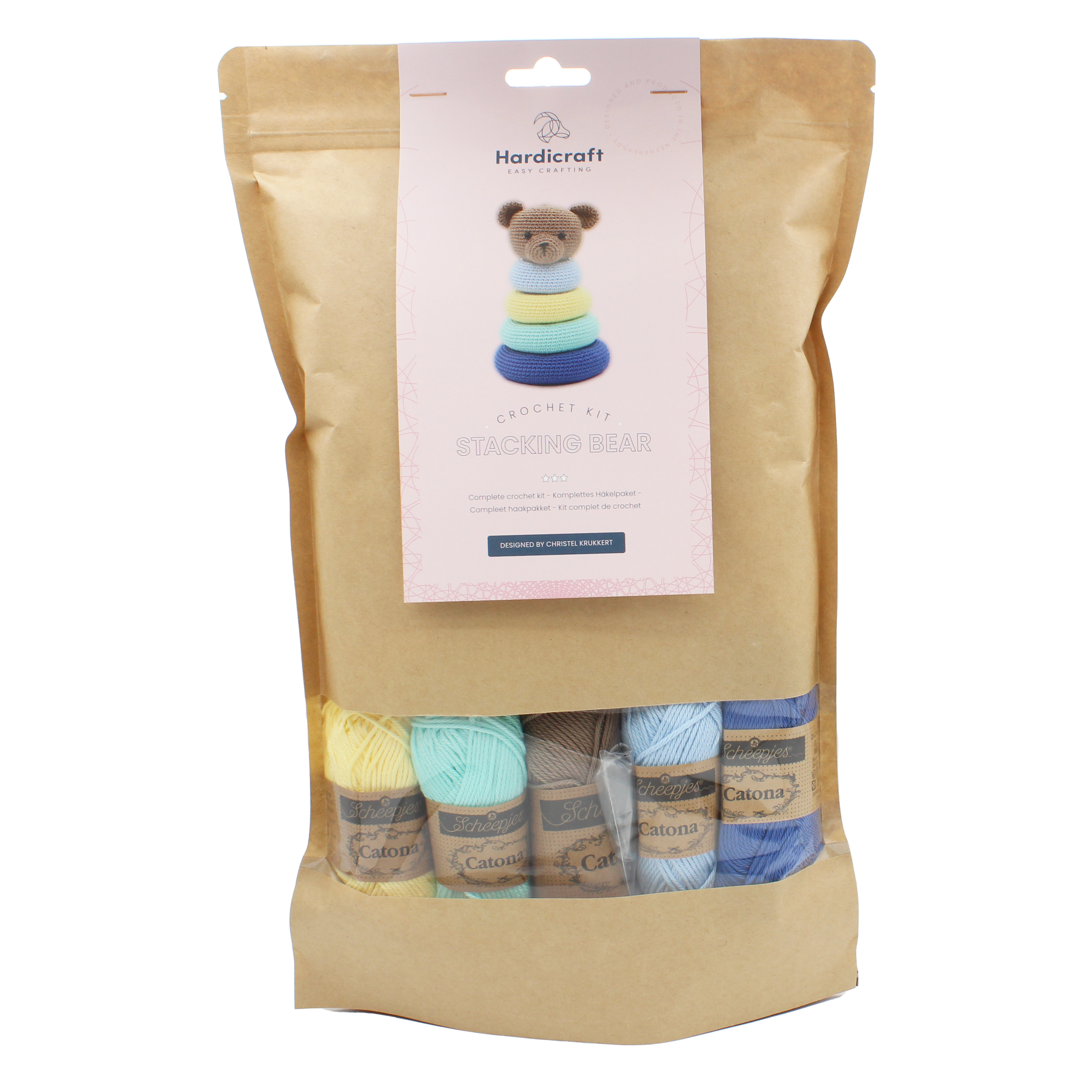 Hardicraft - Wholesale Knitting/Crochet Supplies - DIY Crochet Kit - Stacking Bear6