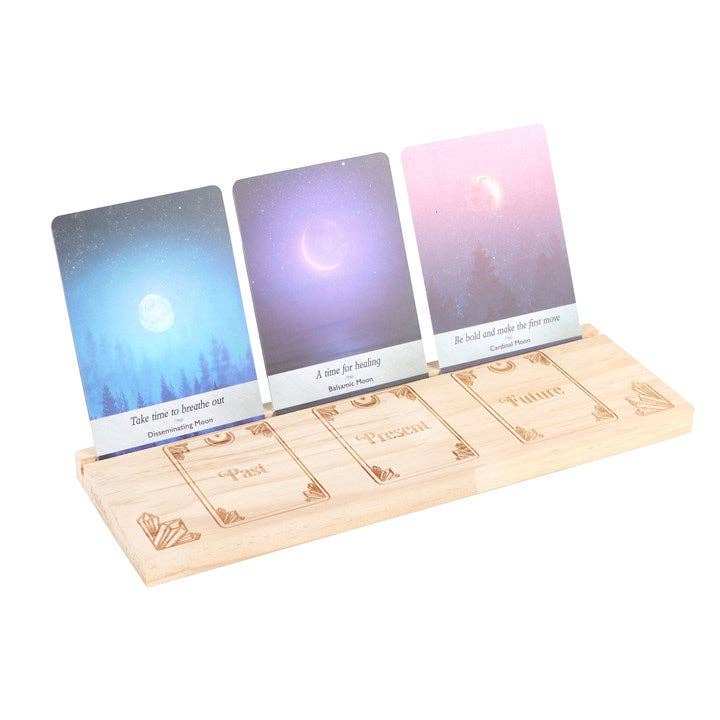 Something Different Wholesale - Wholesale Tarot Cards - Natural Past Present Future Tarot Card Stand2