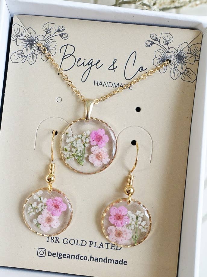 Set of Pink for wholesale by Beige & Co. Handmade