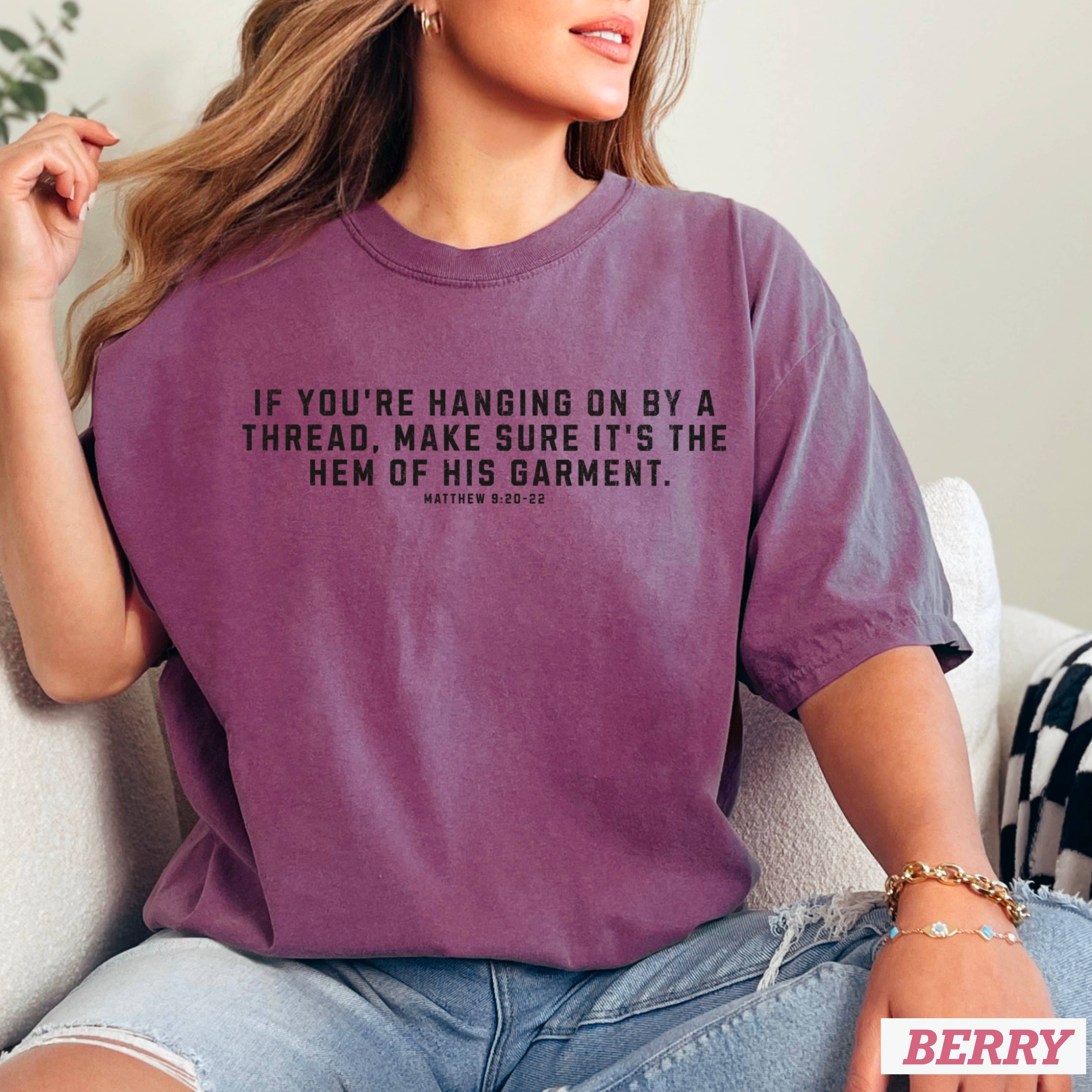 Shoppe SHC - Vente T-shirt à imprimés – femme - Christian Graphic | Ne tenir qu'à un fil | Couleur confort14