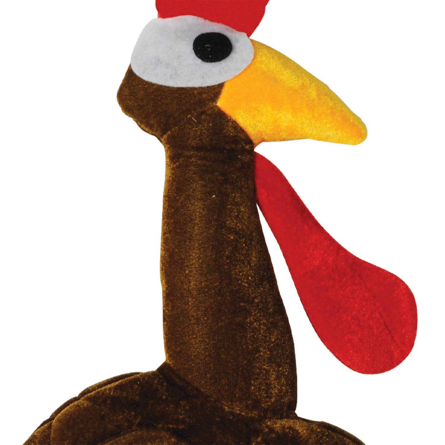 Beistle - Wholesale Party Hat/Crown - Plush Gobbler Hat, One Size Fits Most1