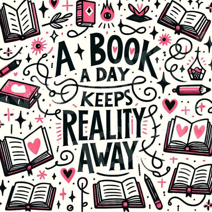 A Book a Day Magnet – 2"x2" for wholesale by Furever Framed