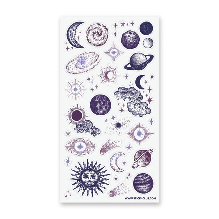 Out of Orbit Sticker Sheet for wholesale by STICKII