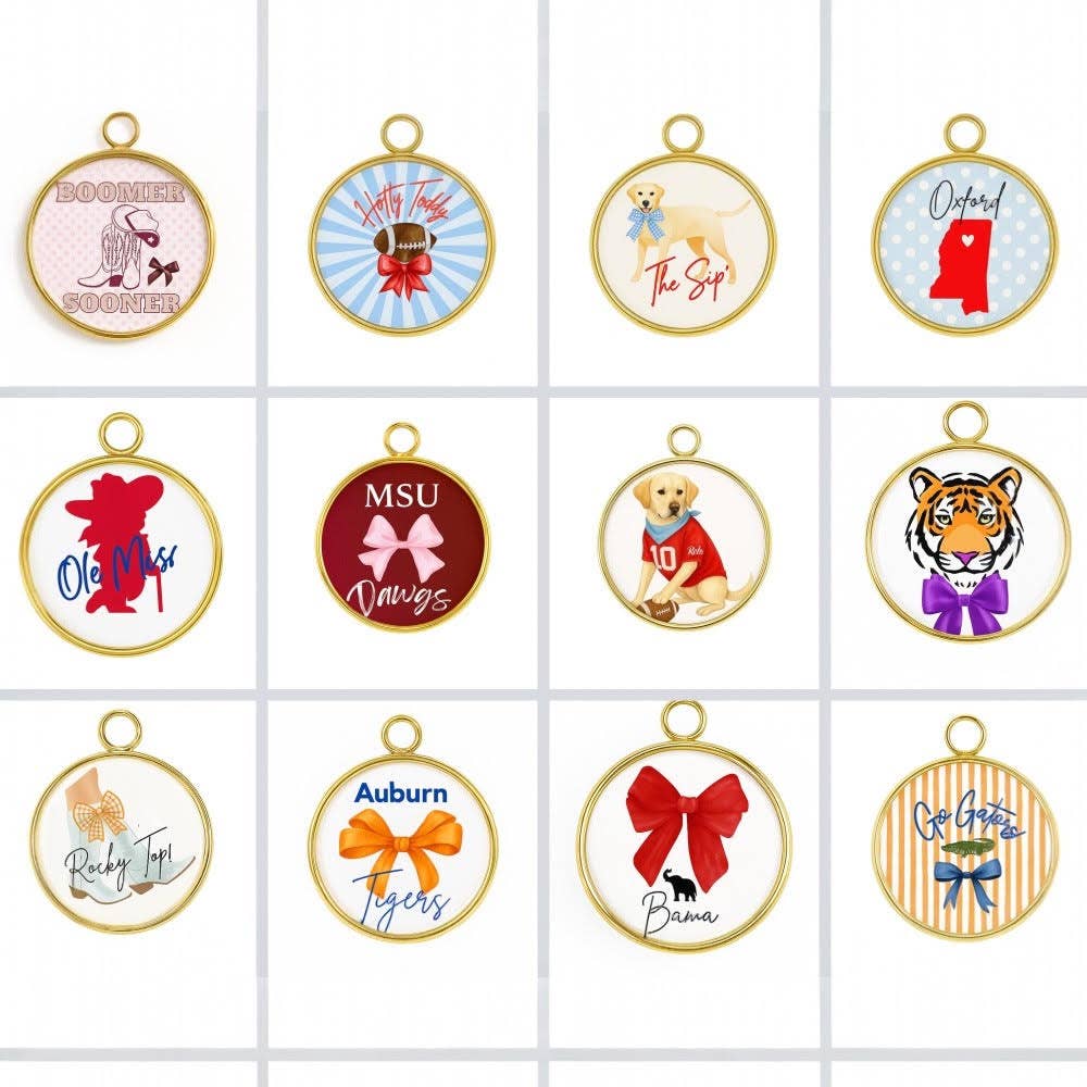 Nora James jewelry - Vente Colliers à pendentif - Collier/foulard de jour de match personnalisé noir4