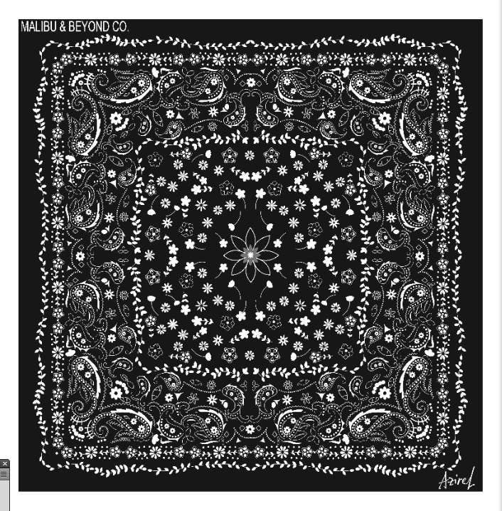 Malibu & Beyond Co /LENNOX MODE - Vendita all'ingrosso Bandana - Donna - Iconico bandana vintage americano in seta di gelso 100%!20