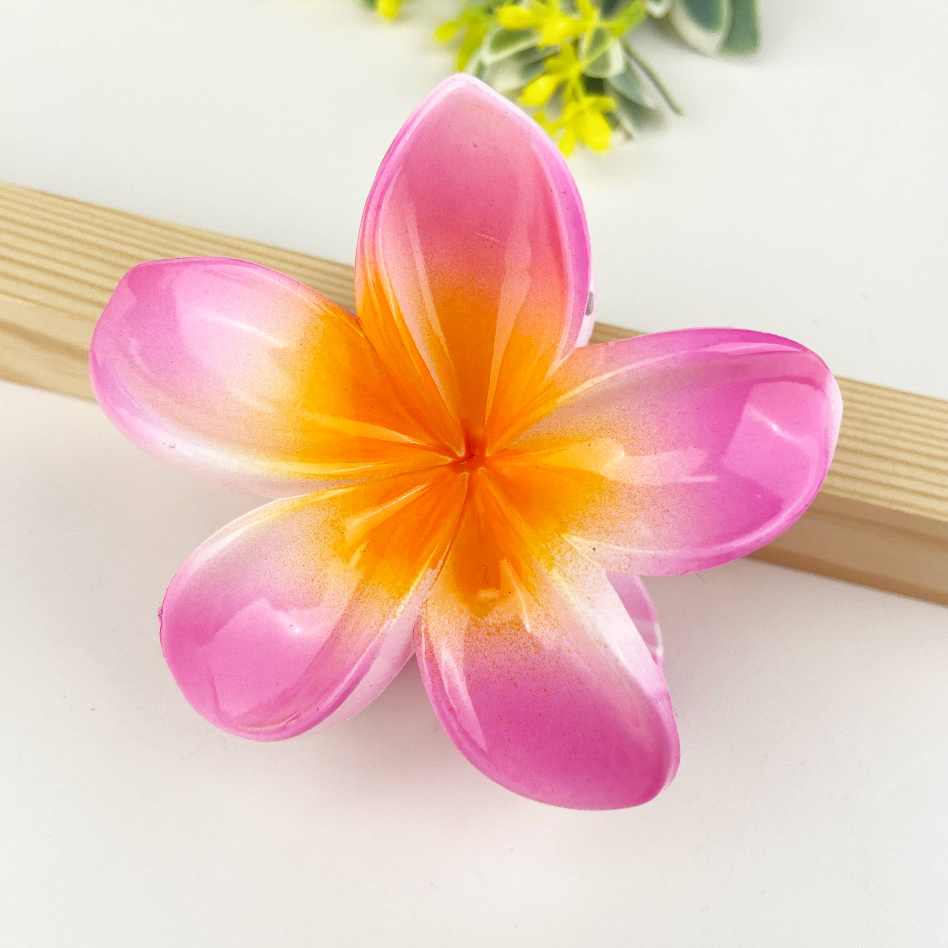 SoapElenGlen - Wholesale Hair Clip - Women's - Colorful plumeria hair Clip2