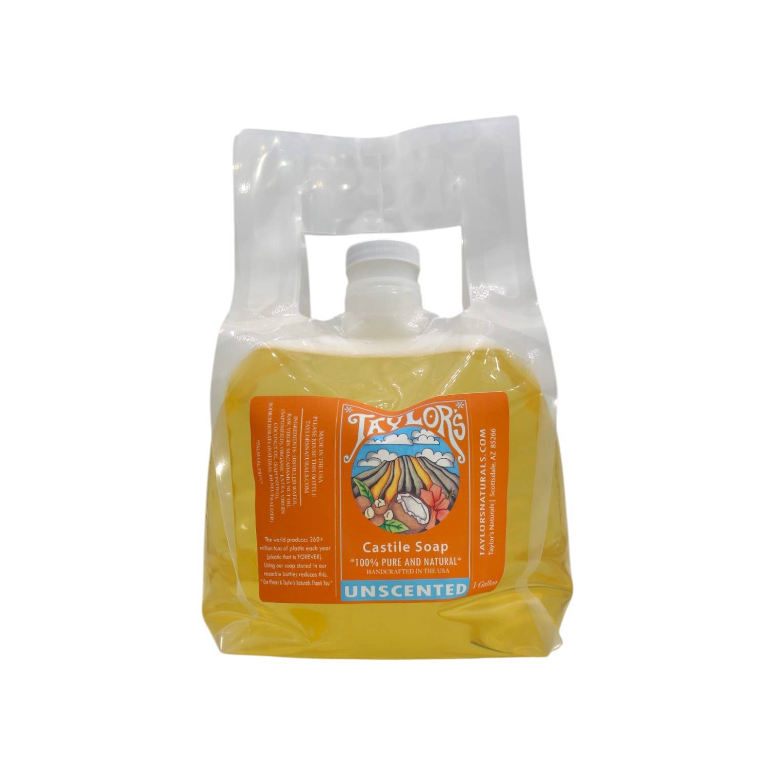 Taylor's Naturals - Wholesale Liquid Laundry Detergent - Liquid Castile Soap * ALL Purpose * All Natural - 1 Gallon5