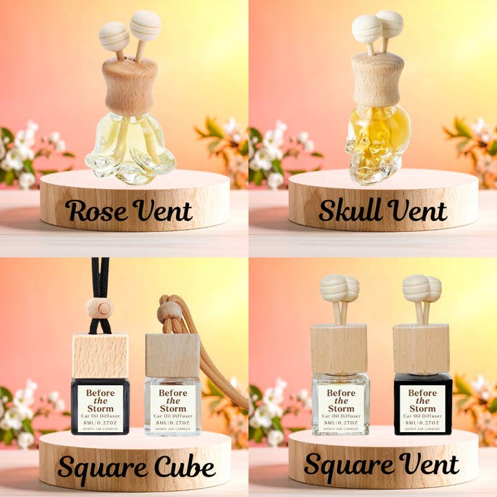 Honey Jar Creations - Wholesale Car Freshener - Unisex - Before the Storm | Car Diffusers in Unique Shapes | Limited1