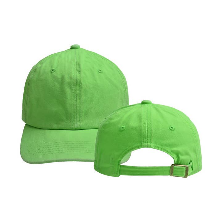 ACCITY - Wholesale Baseball Cap - Women's - Parent-Child Neon Baseball Cap - Soft Brim Sun Hat CWAH1222