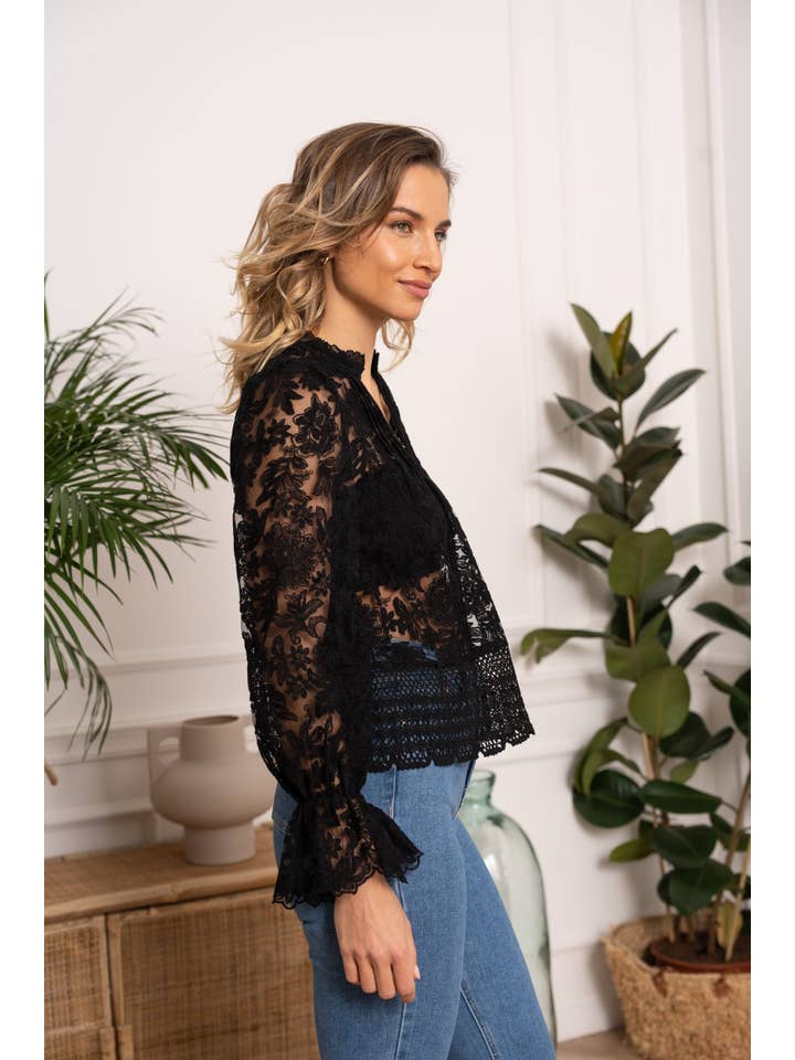 CHOKLATE PARIS - Wholesale Blouse - Women's - Bohemian lace blouse - 810168