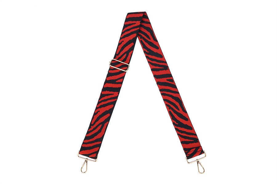 Nima Accessories Inc – wholesale Bag strap – women's – Guitar Style Wide Stylish Zebra Print Handbag Strap2