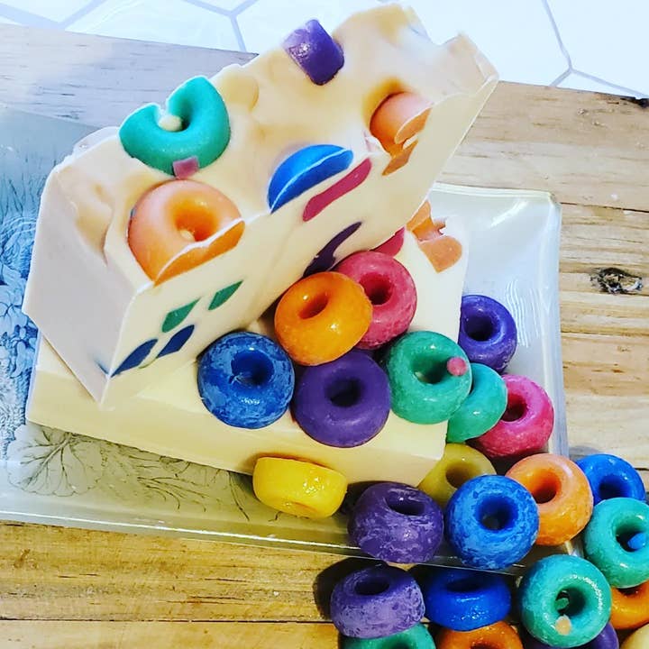 Saturday Morning Cartoons Artisan Soap for wholesale by Bees and Blossoms Soaps LLC