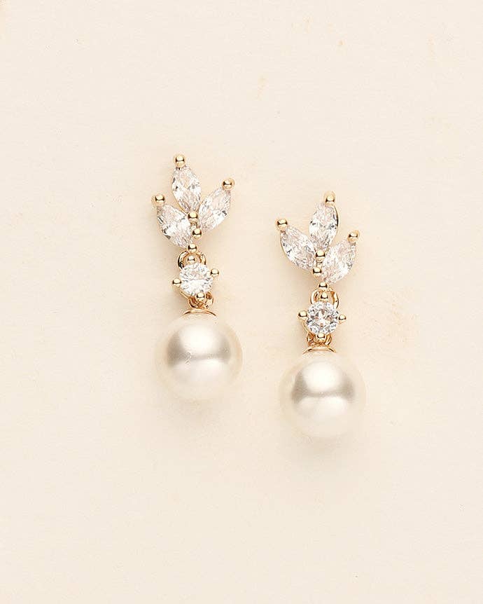 allureweddingjewelry - Wholesale Dangle Earrings - Eve Petite Pearl Earrings2