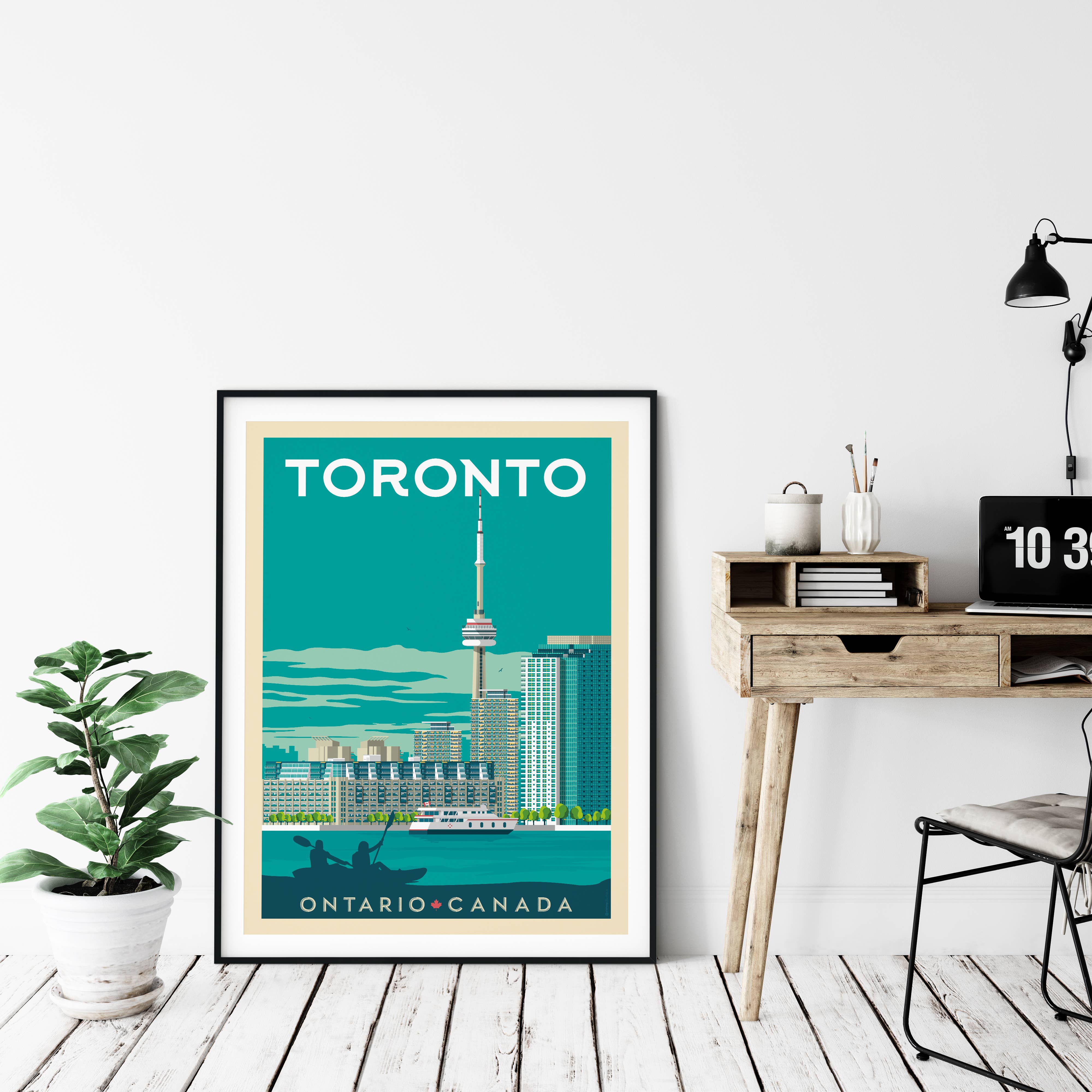 Olahoop Travel Posters - Wholesale Poster - Toronto Ontario - Canada travel poster6