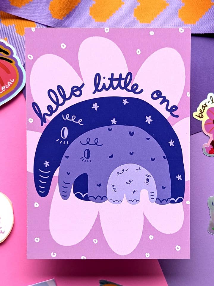 Cartolina Ciao Piccolino per la vendita all'ingrosso da parte di Studio Kumimi