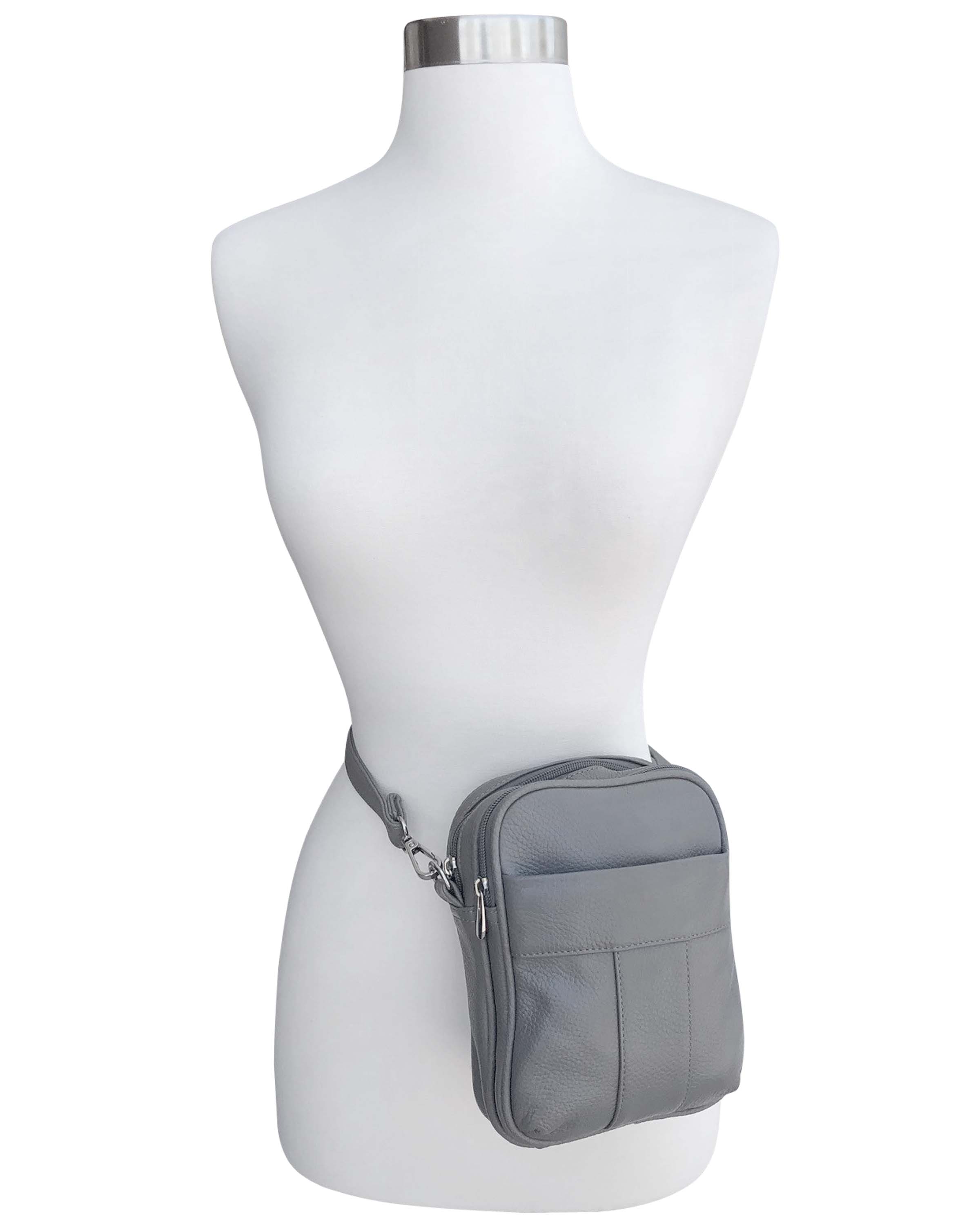Roma Leathers, Inc. - Wholesale Crossbody Bag - Women's - W008 cowhide leather crossbody5