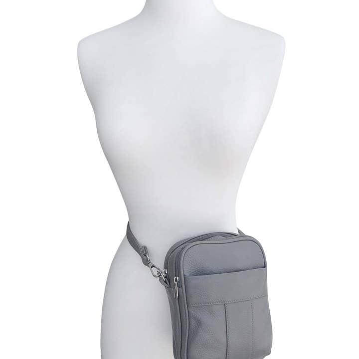 Roma Leathers, Inc. - Wholesale Crossbody Bag - Women's - W008 cowhide leather crossbody5
