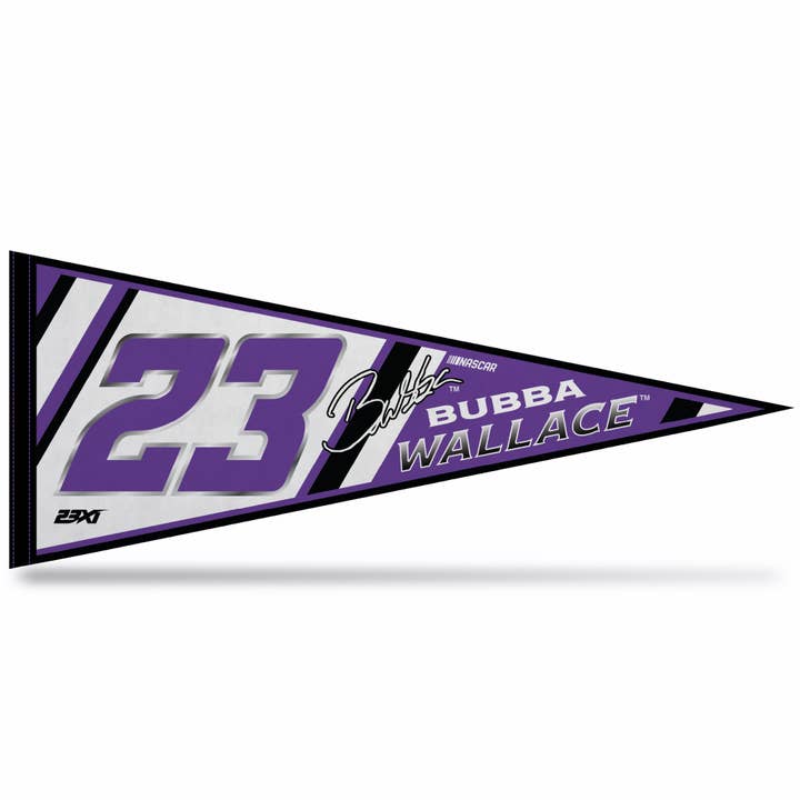 NASCAR Racing Bubba Wallace Soft Felt 12X30 Pennant for wholesale by Rico Industries