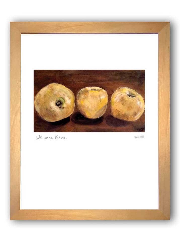 we were three ⎮ Fruit Art Print for wholesale by Studio J by Jodi Hills