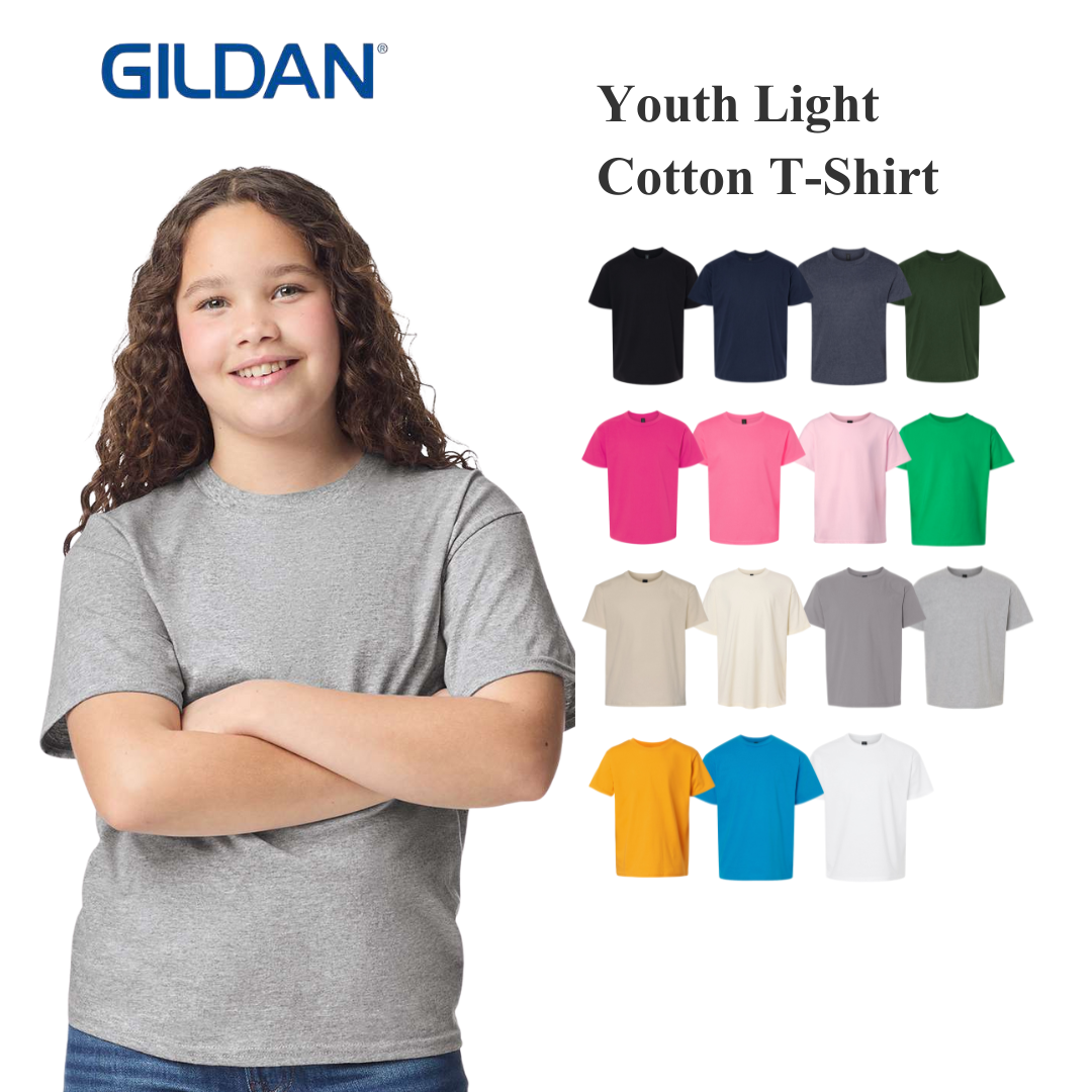 MYES BULK APPAREL - Vente T-shirt – enfant - T-shirt en coton unisexe pour jeunes – T-shirt doux pour enfants1