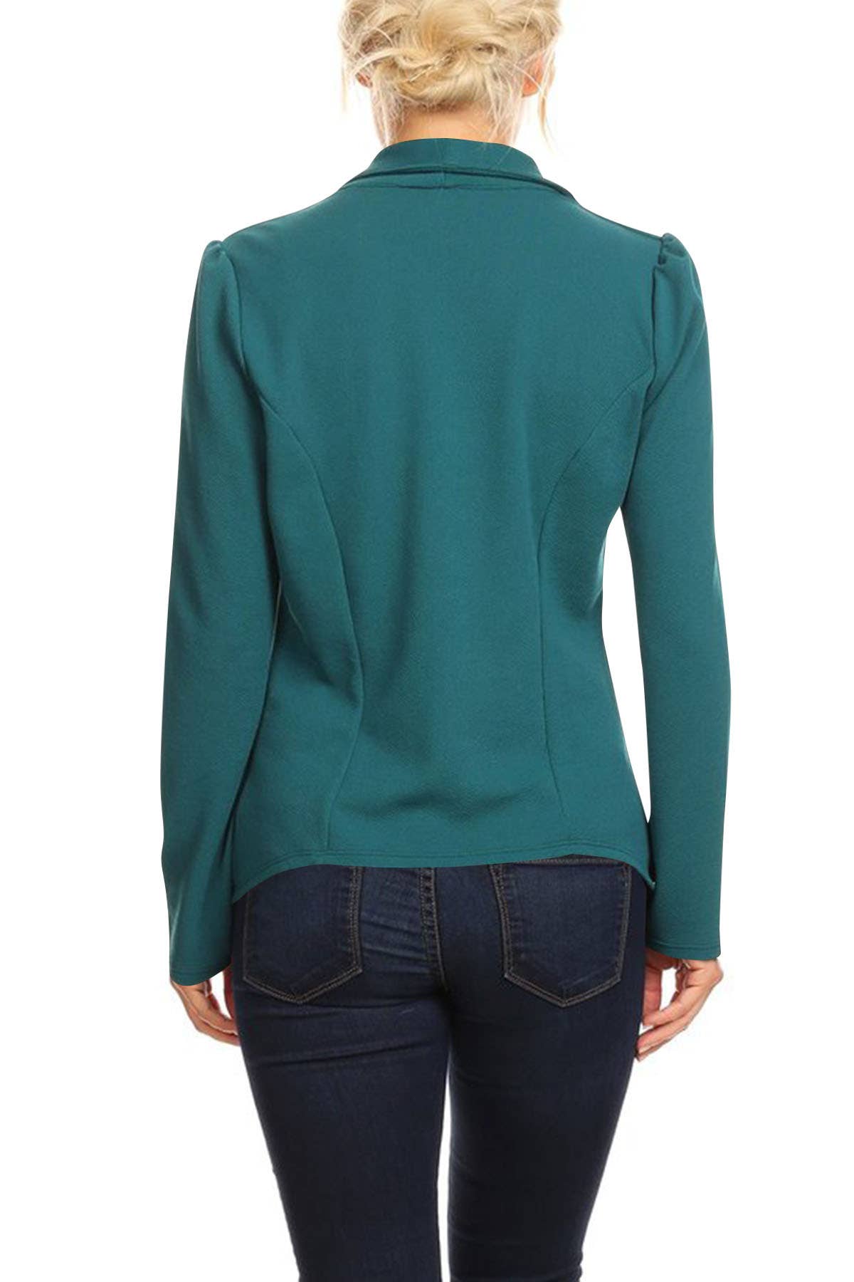 MOA COLLECTION - Wholesale Blazer - Women's - Women's Casual Office Work Basic Blazer Jacket S-3XL22