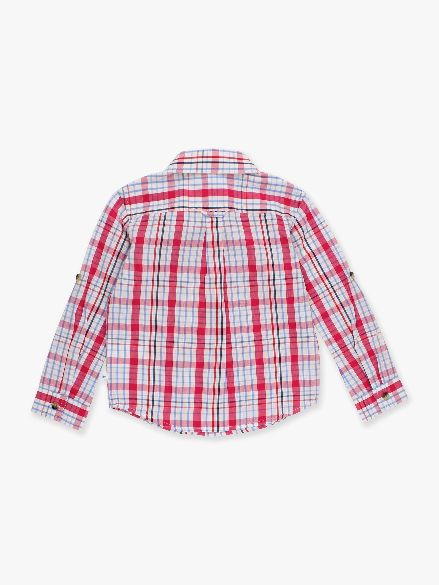 RuffleButts + RuggedButts - Vendita all'ingrosso Camicia button down - Bambini - Camicia a quadri a maniche lunghe con bottoni per ragazzi Adley7