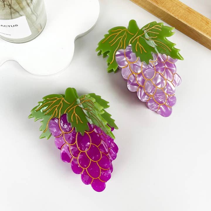 Pinza para el pelo con fruta de uva para venta al por mayor de mildstyles