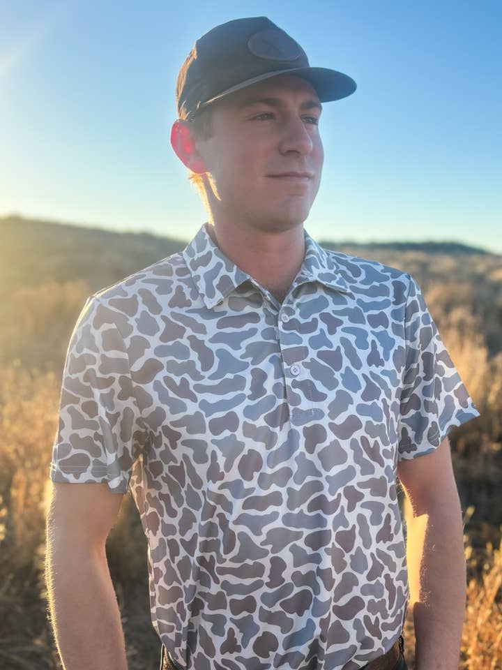 Polo de Homem Camo Scout por atacado de Sterling Kreek