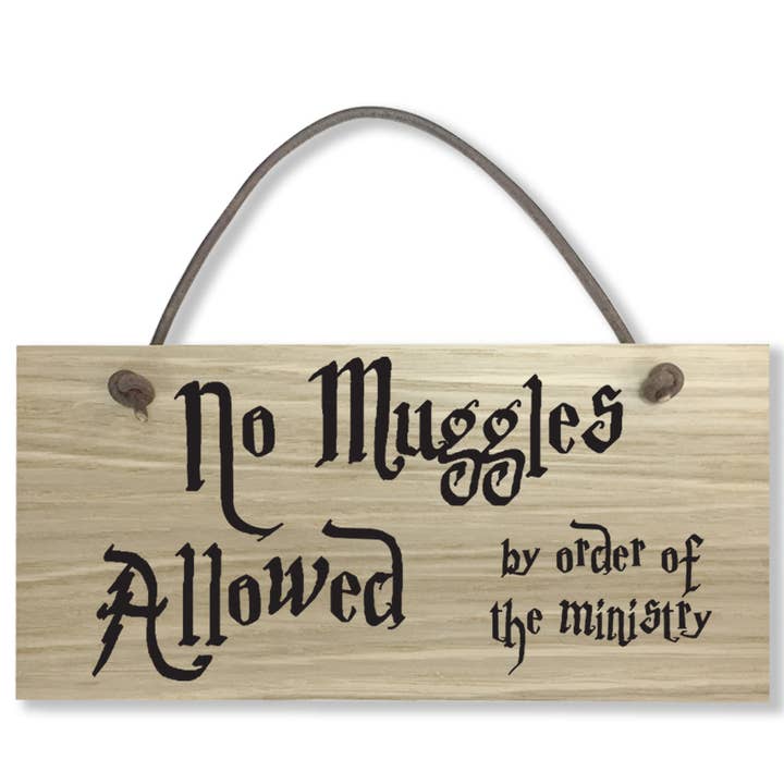 #806 No Muggles Allowed for wholesale by Close to the Bone Greeting Cards and Gifts