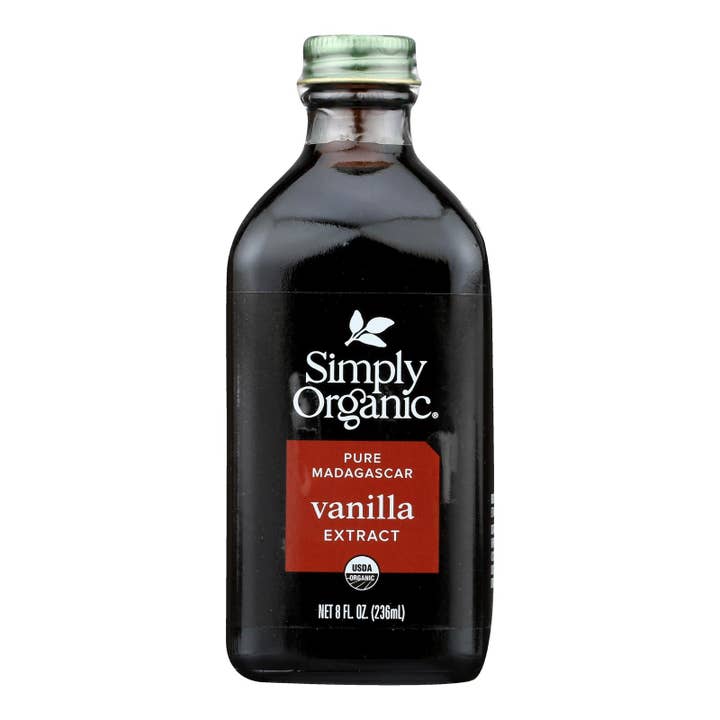 Everyday Supply Co - Wholesale Vanilla/Fruit Extract - Simply Organic Pure Vanilla Extract - Case Of 6 - 8 Fl Oz.