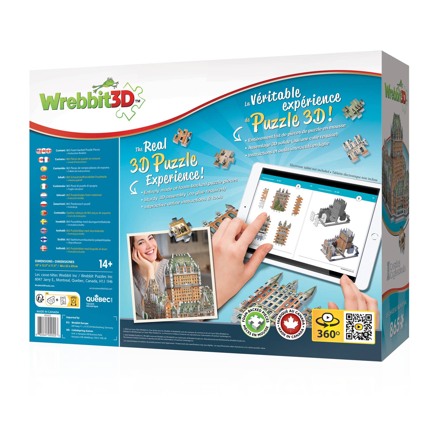 Wrebbit Puzzles Inc. - Wholesale Puzzle - Adult - Château Frontenac8