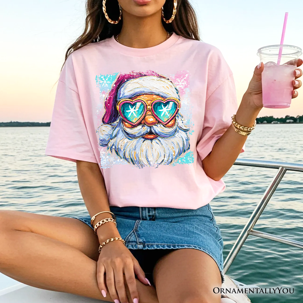 OrnamentallyYou - Wholesale Shirt - Unisex - Merry Christmas Santa Sunglasses Christmas T-Shirt6