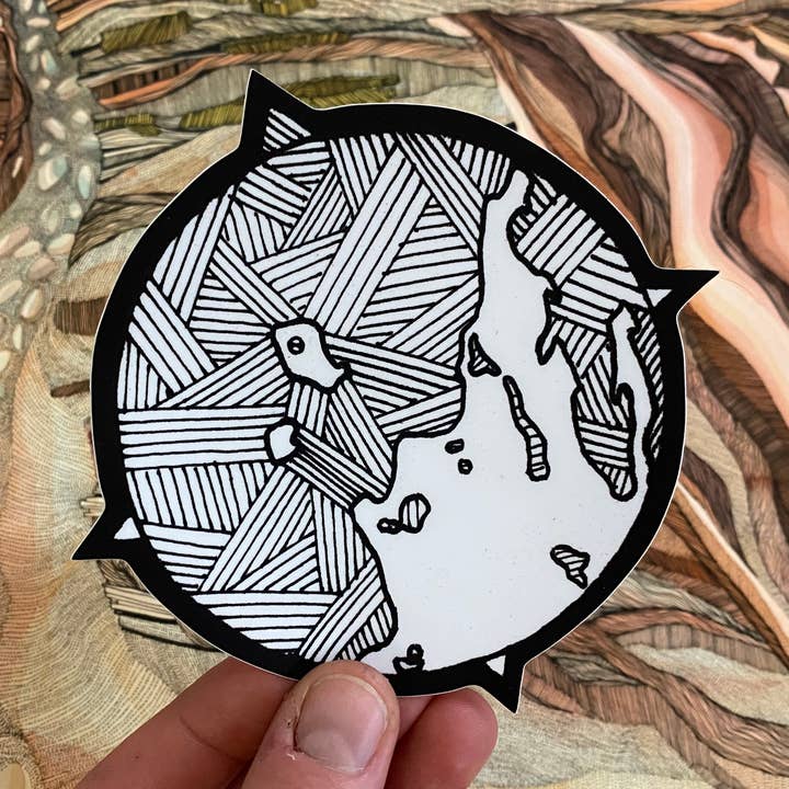 Leelanau sticker voor wholesale door Lefoxstudio