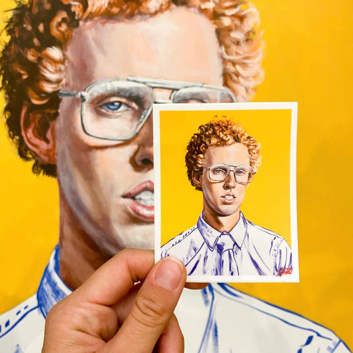 Napoleon Dynamite Sticker for wholesale by The Painted Ladies