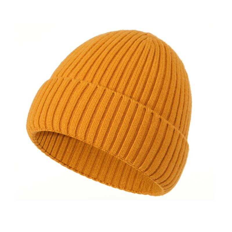 MKS America - Wholesale Beanie - Women's - Classic Solid Color Ribbed Knit Beanie Winter Warm Hat5