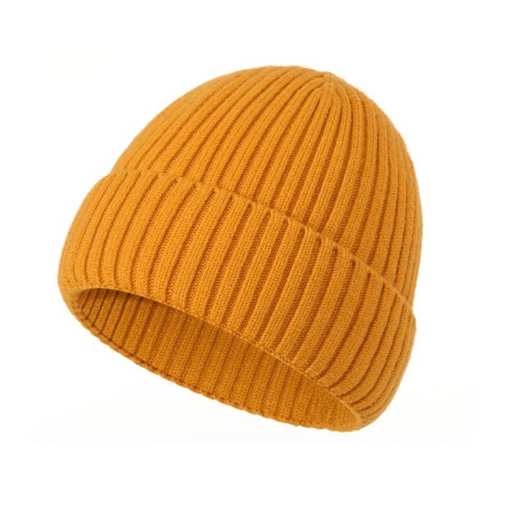 MKS America - Wholesale Beanie - Women's - Classic Solid Color Ribbed Knit Beanie Winter Warm Hat5