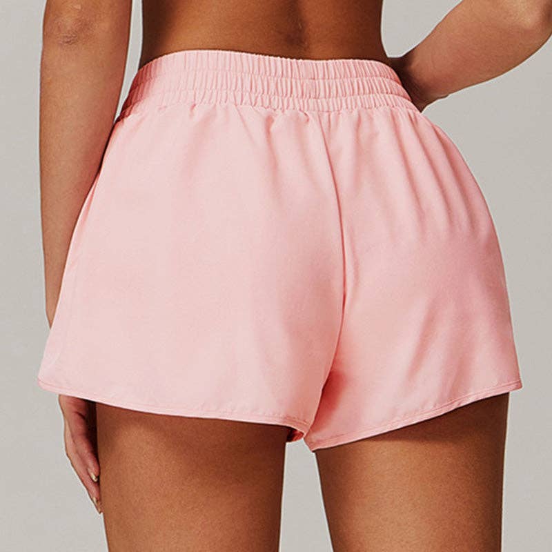 WONDERXFANS – wholesale Athletic shorts – Women's – POCKET QUICK-DRYING HIP-LIFTING RUNNING FITNESS YOGA SHORTS1