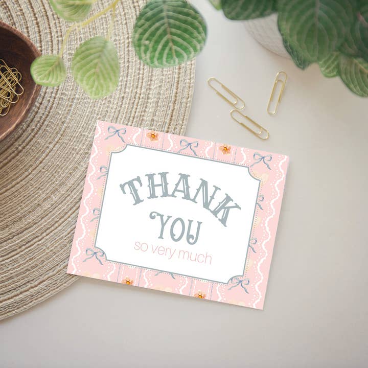 Picksie Mailers - Wholesale Thank You Card - Business Thank You Cards | Boho Floral1