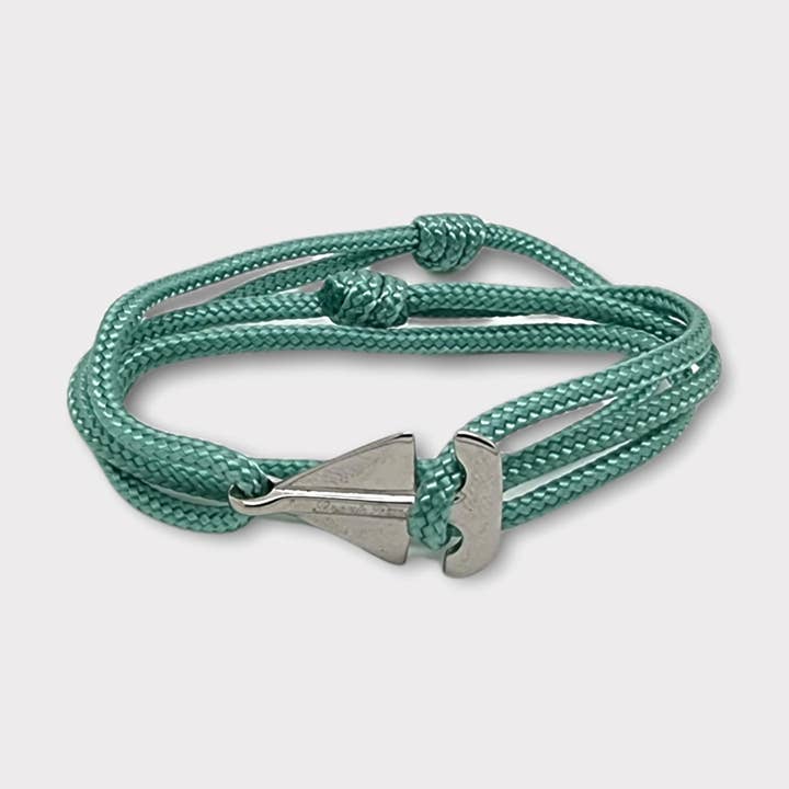 SAILOR bleu vert mini (2cm) boat bracelet (SMN029) for wholesale by Break Time