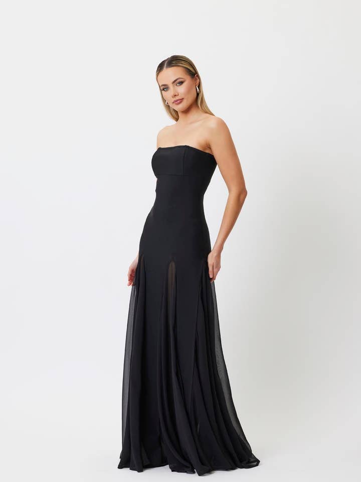 Bianca and Bridget - Wholesale Dress – Women's - Mae Maxi Dress Black5