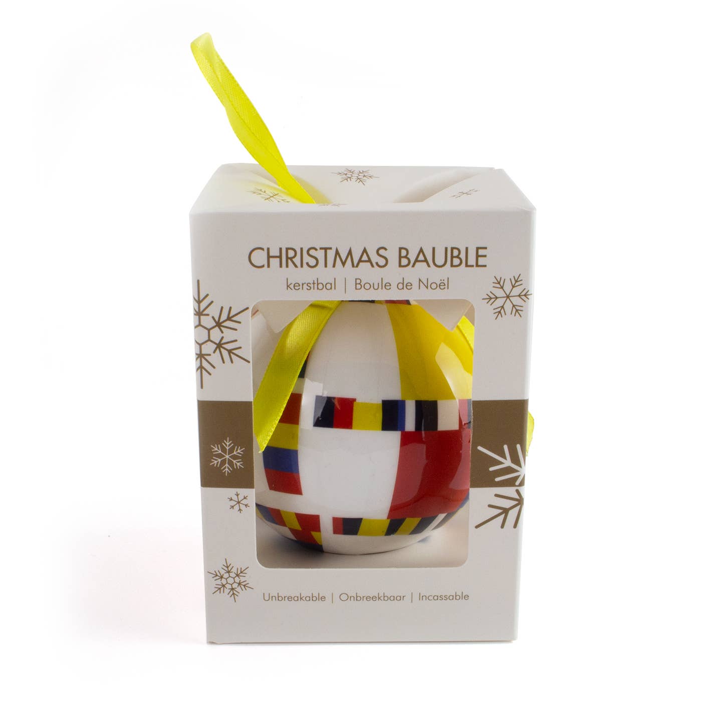 MUSEUM WEBSHOP - Wholesale Ornament - Mondriaan Boogie Woogie Unbreakable Christmas Ornament2