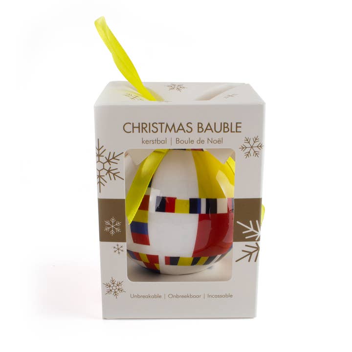 MUSEUM WEBSHOP - Wholesale Ornament - Mondriaan Boogie Woogie Unbreakable Christmas Ornament2
