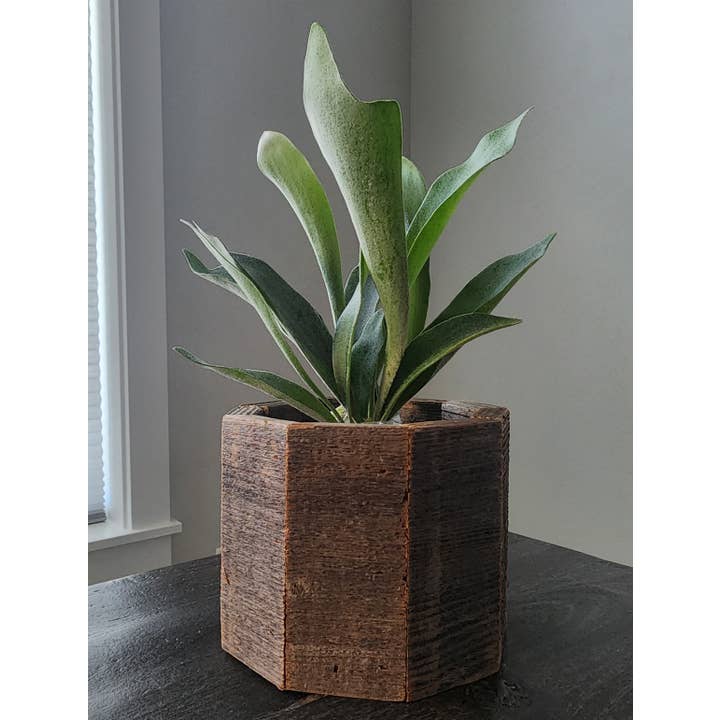 Love Reclaimed - Wholesale Planter Box - Geometric Reclaimed Wood Planter2