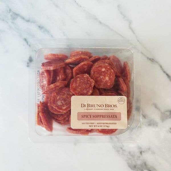 Di Bruno Bros. - Wholesale Salami - Spicy Soppressata Sliced Coin Pack3