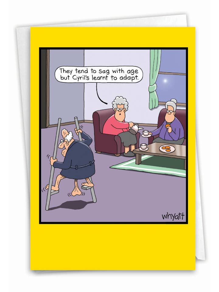 NobleWorks - Stilts - All Occasions Card for wholesale by NobleWorks