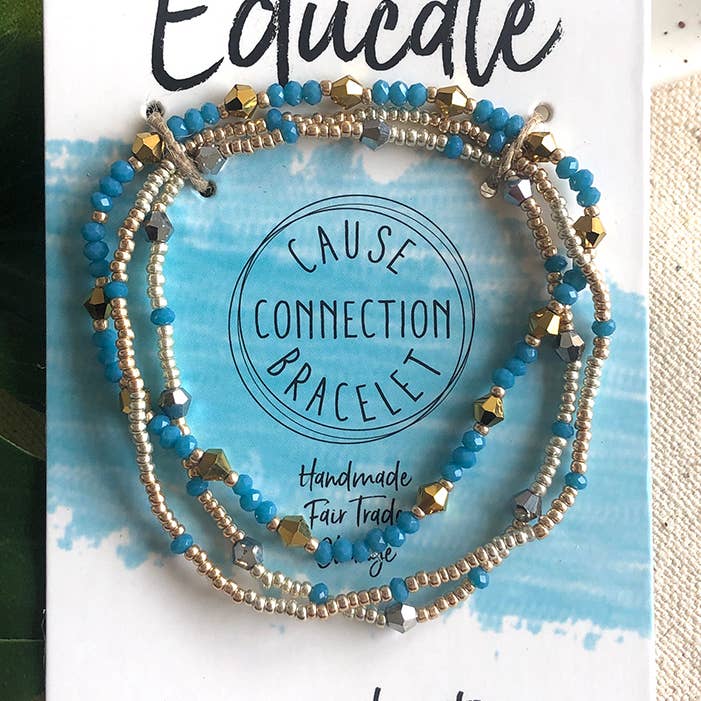 Éduquer • Bracelet de cause pour la vente par WorldFinds